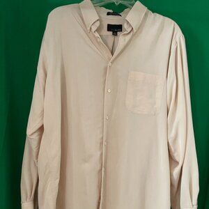 Bill Blass Mens Shirt Long Sleeve Button Up 16 32/33